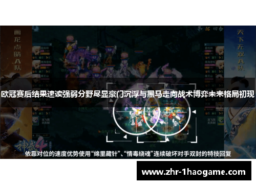 欧冠赛后结果速读强弱分野尽显豪门沉浮与黑马走向战术博弈未来格局初现